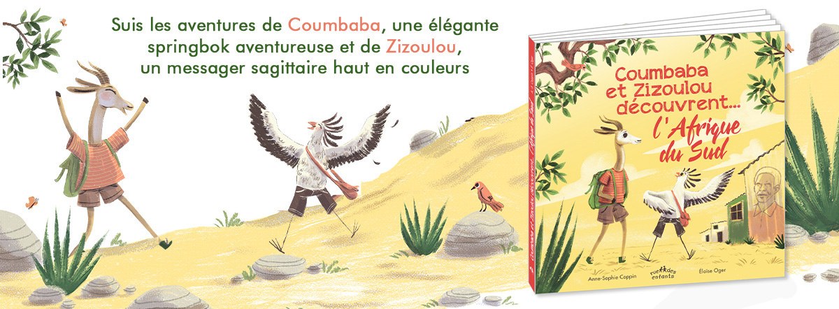 Coumbaba et Zizoulou découvrent... l'Afrique du Sud, de Anne-Sophie Coppin et Éloïse Oger