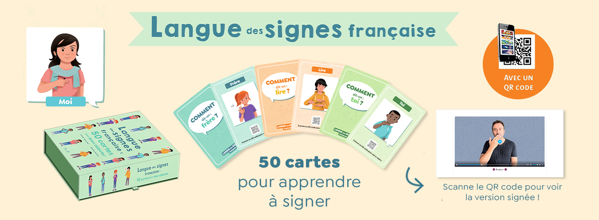 Langue des signes française : 50 cartes pour bien débuter